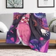 thumbnail image 6 of Demon Blanket Slayer Nezuko Flannel Throw Blankets Soft Pile Cozy Plush Throw Blanket for All Seasons, 3D Printed Warm Blanket for Sofa Beds Home Decor, 6 of 10