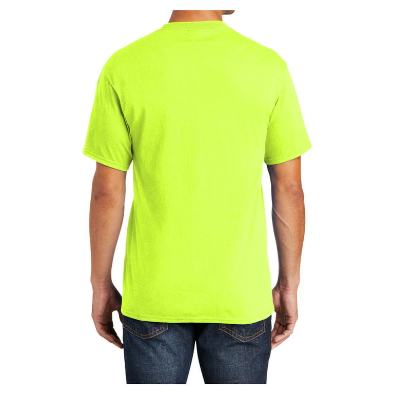 Mens Core Blend Cotton/Polyester Tee Shirt Red 4XL