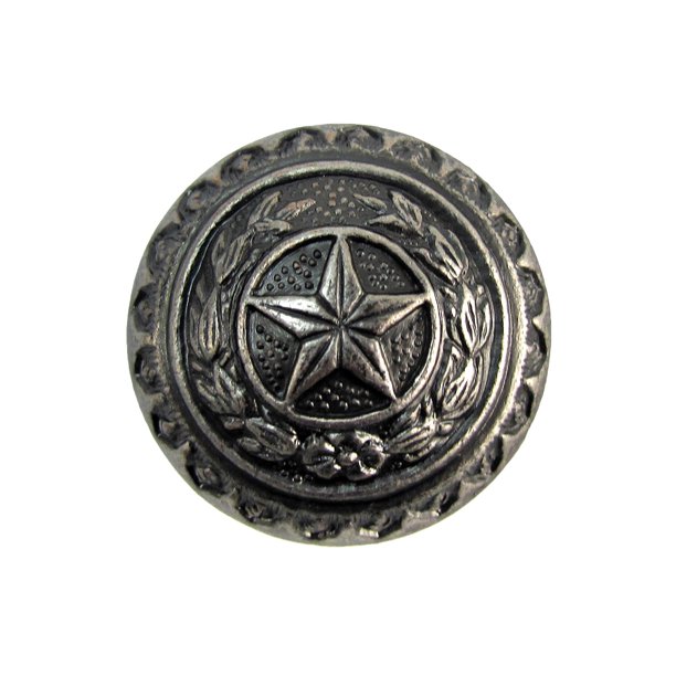 Silver Texas Seal Kitchen Drawer Pull Star Screw Vanity Knob Western
