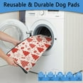 thumbnail image 5 of 2-Pack Christmas Themed Dog Pee Pads 24x35, Washable Reusable Puppy Training Mats with Seasonal Patterns, Highly Absorbent Non-Slip Mat for Pet Accidents, 5 of 8