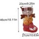thumbnail image 3 of Bolsa de dulces a cuadros con medias navideñas, 3 of 4