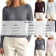 thumbnail image 3 of Lnmiateer Women Crew Neck Button Down Cropped Knit Cardigan Long Sleeve Lightweight Open Front Sweater Shrug Casual Summer Layering Outerwear, 3 of 6