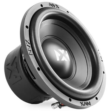 NVX NSW104v3 10" Dual 4-Ohm Car Subwoofer 1000W Peak 500W RMS N-Series v3 14 lbs Car Subwoofer