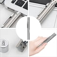 thumbnail image 6 of 2-Pack USB Rechargeable LED Pen Light for Nurses with Dual Light Modes, Silver Medical Flashlight, 6 of 9