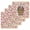 Pink Beige, variant on Easter Kitchen Dish Towels for Drying Dishes Set of 2, Bunny Ears Spring Yellow Flowers Potted Plant Rustic Waffle Weave Microfiber Hand Tea Bathroom Towels Quick Dry & Absorbent Towel 12x12