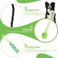 thumbnail image 6 of LINFANG 2 Pcs Dog Rope Toys Interactive Dog Bungee Toy with Chewing Rope for Most Dogs Multipurpose Pet Accessories for Indoor and Outdoor Activities, 6 of 8