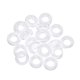 thumbnail image 4 of 20 pares de 40 anillos antideslizantes de silicona para gafas, retenedores redondos y cómodos, para niños y adultos (blanco semitransparente)., 4 of 8