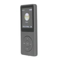 thumbnail image 3 of Reproductor MP4 portátil compatible con tarjetas de memoria pequeñas, reproductor de música multimedia ultrafino con pantalla LCD de 1,8 pulgadas y accesorios para estudiantes, color negro, 3 of 12