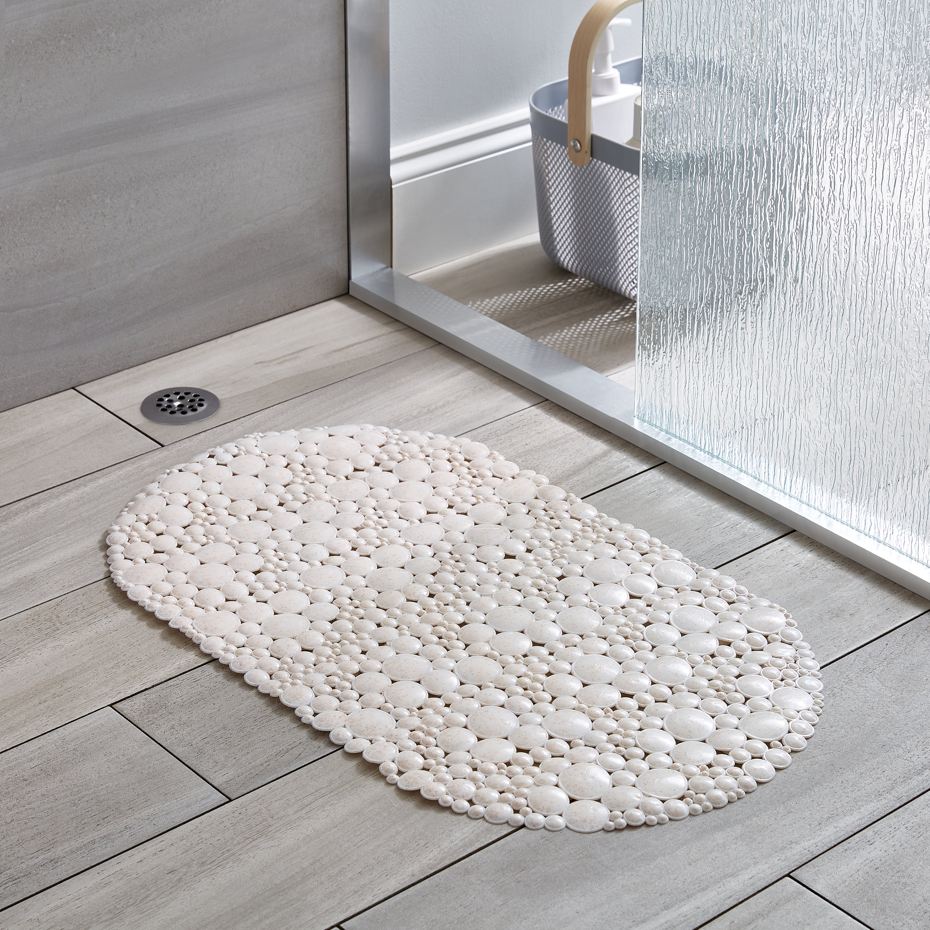 Bath Bliss Plant Based Fibers Bathmat in Ivory