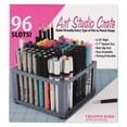 thumbnail image 2 of Creative Mark Brush Crate Multi Bin Paint Brush Organizer - Artist Paint & Makeup Brush Holder, Pens, Pencils, SmAll Tools Organizer - 96 Openings, 2 of 6