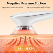 3 in 1 Body Sculpting Machine, Face and Body Massager with 3 Modes, 4 Heat Levels, Handheld Heated Massage Tool for Face, Neck, with 2 Suction Cups
