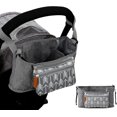 thumbnail image 2 of Organizador de pañales para cochecito WEIHJMXG ajuste universal color gris, 2 of 5
