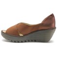 thumbnail image 2 of Fly London Womens Yoma Cupido Mousse Leather Sandals, 2 of 4