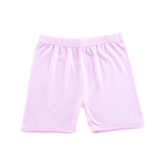 XXWXYD Girls Athletic Shorts Kids Cotton High Waist Biker Dance Gymnastics Shorts Casual Comfy Yoga Active Short Pants Summer Outfit For 1 To 10 Years
