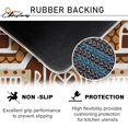 thumbnail image 3 of Christmas Gingerbread House Kitchen Rugs Set of 2, Xmas Gingerbread Man Believe Kitchen Mats Decor, Funny Holiday Farmhouse Floor Door Mat Home Decorations - 17x29 and 17x47 Inch, 3 of 6