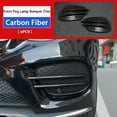 thumbnail image 2 of 1pair Front Bumper Knife Fog Lamp Trim Cover For Gle Gls Class W166 X166 2015-2019 Carbon Fiber, 2 of 5