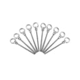 thumbnail image 2 of Eyelos roscados QWORK, paquete de 10 unidades, 6 mm x 10 cm, acero inoxidable, 2 of 7