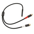 thumbnail image 4 of Cable de sonido RCA dual, hembra de 3,5 mm a 2 cables de sonido RC Ato Cable divisor estéreo RCAY Durabilidad probada, 4 of 12