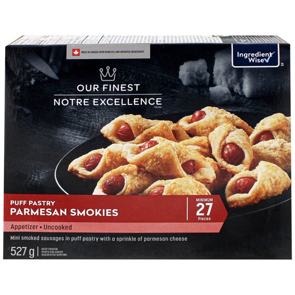 Our Finest Puff Pastry Parmesan Smokies, 527 g