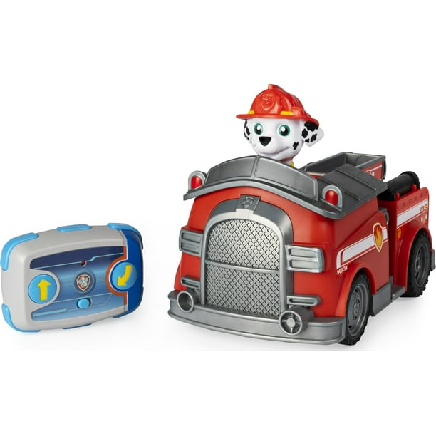 input antik Fahrenheit PAW Patrol, Marshall Remote Control Fire Truck with 2-Way Steering, for  Kids Aged 3 and Up - Walmart.com