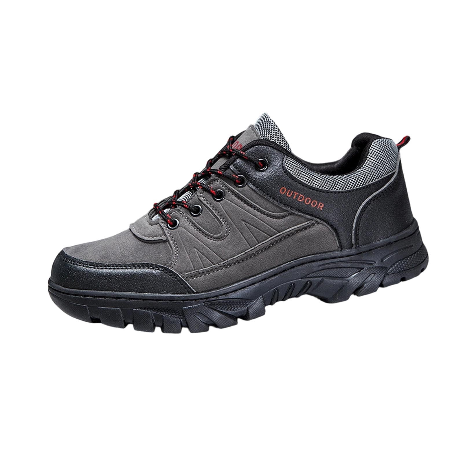 Mens Plus Size Hiking Shoes Spring Summer New Arrival Outdoor Round Toe Comfortable Non-Slip Casual Sneakers for Daily Walking