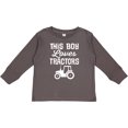 thumbnail image 3 of Inktastic Farming This Boy Loves Tractors Boys Long Sleeve Toddler T-Shirt, 3 of 5