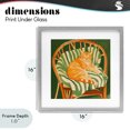 thumbnail image 4 of Stupell Industries Eclectic Cat In Rattan Chair Gray Framed Print Under Glass, 16 x 16, by Walker Noble, 4 of 8