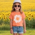 thumbnail image 2 of KPOPLK Girls Shirts Girls Cute Graphic Print Tshirt 3t 4t 5t 6t 7t 8t 9t Round Neck Short Sleeve Tee Summer Casual Tops Size 13-14 Years,Orange, 2 of 4