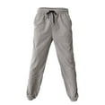 thumbnail image 4 of sususu Sweatpants Men Baggy,Men's Casual Corduroy Trousers Relaxed Fit Everyday Wear Comfortable Straight Leg Design Versatile Seasonal Style,GY1,XXL, 4 of 5