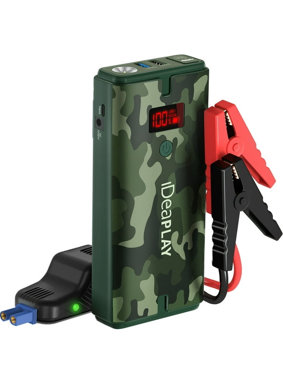 iDeaPlay Car Battery Chargers and Jump Starters in Automotive Tools