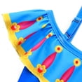 thumbnail image 3 of Toddler Girls Princess Swimsuit Two Pieces Ruffle Bathing Suit Tankini Swimwear, 3 of 5