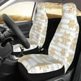 thumbnail image 2 of Yiaed Gold Snowflake Print Car Seat Covers,Universal Auto Seats Protector Fits for Car,SUV Sedan,Truck,Automotive Seat Covers & Accessories(Two packs), 2 of 7