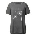 thumbnail image 4 of Tops Para Mujer Elegantes Blusas Casuales Camisas Estampado de Moda Manga Corta Camiseta Suelta Blusa Tipo Túnica Odeerbi  ODB156060, 4 of 4