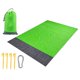thumbnail image 2 of Manta de Pya, 79 Pulgadas, Manta , Impermeable, Ligera, Portátil, para , Senderismo, Compacta, 4 Estacas , verde cro Soledad Manta de picnic, 2 of 8
