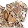 thumbnail image 2 of Chaqueta táctica de camuflaje con capucha para hombre, para otoño e invierno, para exteriores, estilo militar, softshell, forro polar, impermeable, resistente al viento, cálida, para caza y sende, 2 of 5