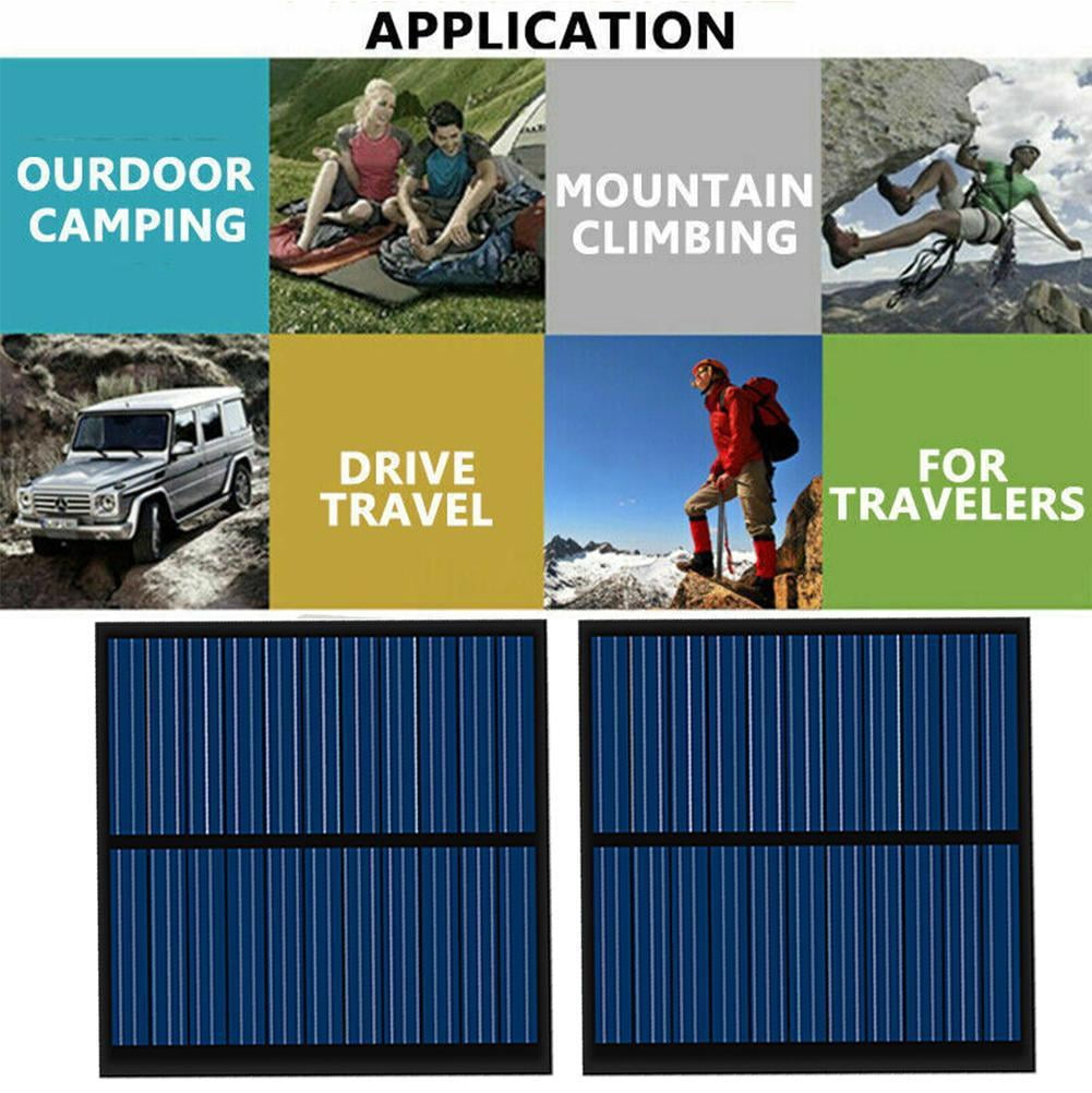 HPDL Mini 6V 1W Solar Panel Solar System DIY For Light Toys Phone Cell us