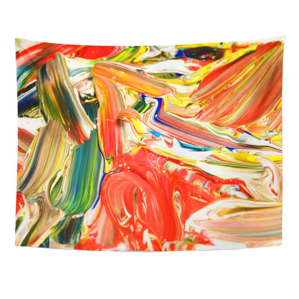 Zealgned Blue Modern Abstract Made Colorful Black White Artistic Burgundy Canvas Wall Art Hanging Tapestry Home Decor For Living Room Bedroom Dorm 60x80 Inch Walmart Com Walmart Com