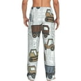 thumbnail image 3 of Bingfone Tractor And Dumper Mens All Over Print Sleep Pajama Pants-Small, 3 of 9