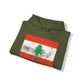 thumbnail image 4 of Lebanon Lebanese Pride Flag Hoodie, Gifts, Hooded Sweatshirt, 4 of 4
