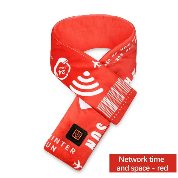 Lilgiuy Adult Heating Rechargeable Scarf Electric Heating Scarf And Shawl Warm Compress And Neck Protector Fall Fashion for 2022 Spring Winter