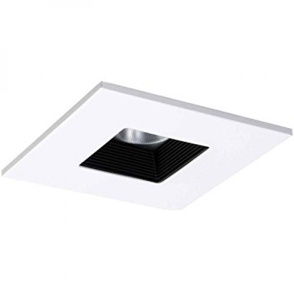 Halo Recessed TLS408WHBB 4Inch LED Trim Square with Solite Regressed