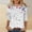 Multicolor #1, variant on Oplxuo Womens 3/4 Length Sleeve Tops Crewneck Casual Plus Size Fall Shirts Loose Fit Three Quarter Sleeve Blouses