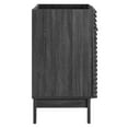 thumbnail image 3 of Vanity Cabinet (Sink not included), Dark Grey Gray, Wood, Mid Century Hotel Bedroom Bathroom, Modern Contemporary HB33434, 3 of 8