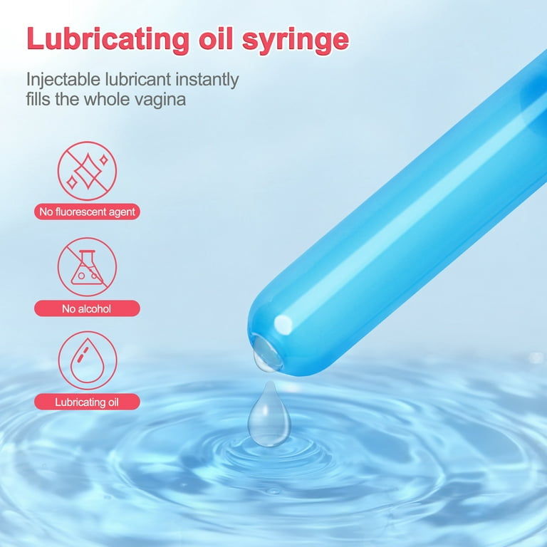 STL file Lube Oil Gel Syringe Anal Vagina Lubricant Injector 3d