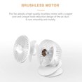 thumbnail image 3 of USB Fan Portable Fan Mini Fan Desk Fan Clip Fan USB Charging Fan with Nightlight Three-speed Fan, 3 of 7