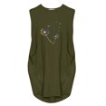 thumbnail image 3 of ICHUANYI Clearance The Fashion Women's Summer Plus Size Casual Loose Pocket Sexy Printed Dress(Army Green, M) ICHUANYI WER2023081502386, 3 of 3