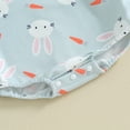 thumbnail image 7 of Bagilaanoe Newborn Easter Clothes Baby Girl Romper Sweatshirt Long Sleeve Bodysuits Print Pullover 3M 6M 12M 18M Infant Casual Tee Tops, 7 of 7