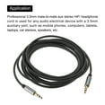 thumbnail image 4 of 3.5mm Aux Cable Male to Male Auxiliary Audio Cable HiFi Headphone Cord 10ft Nylon Braided for Phone Headphone Grey, 4 of 4