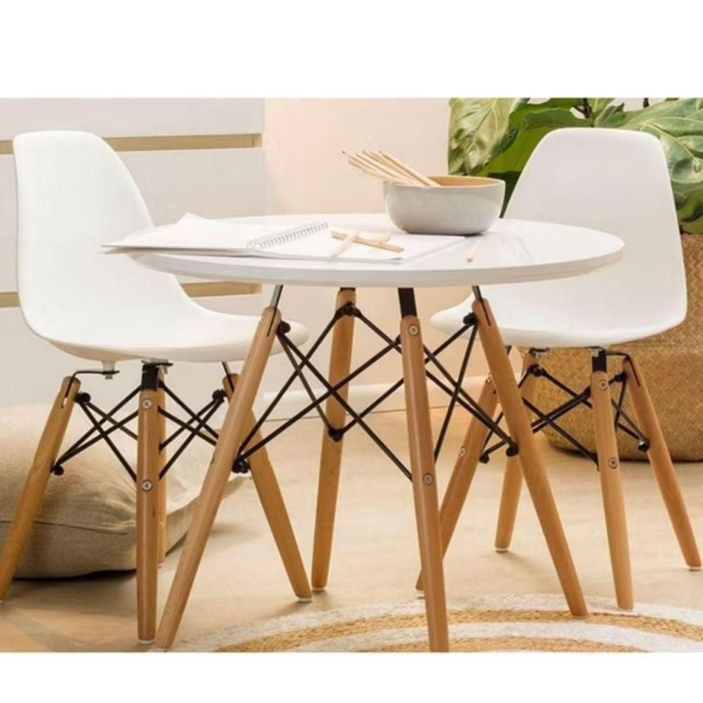 Heavenly Collection White Kids Chair SET OF 2