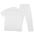 thumbnail image 5 of Maqroz Mens 2 Piece Outfits Quarter Zip Short Sleeve Shirt and Pants Business Formal Wedding Office Wear Lightweight Professional Elegant Ceremony Outfit, 5 of 9